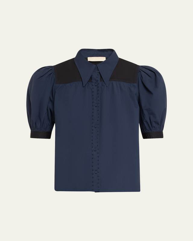 Freja Puff-Sleeve Top